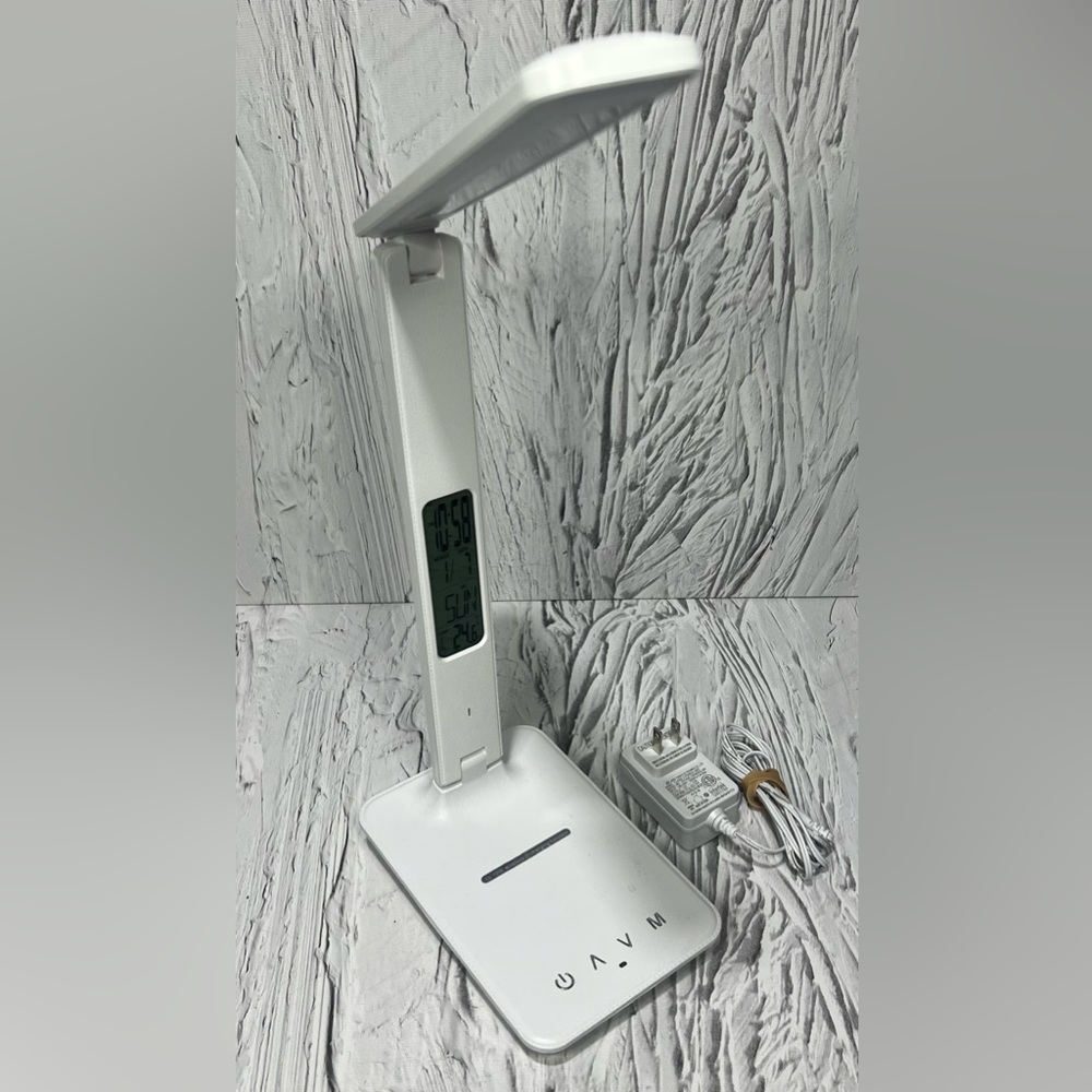 LED Desk Lamp with Wireless Charger, USB Charging Port, Adjustable Foldable ​Tab